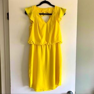 Jessica Simpson Bright Yellow Dress